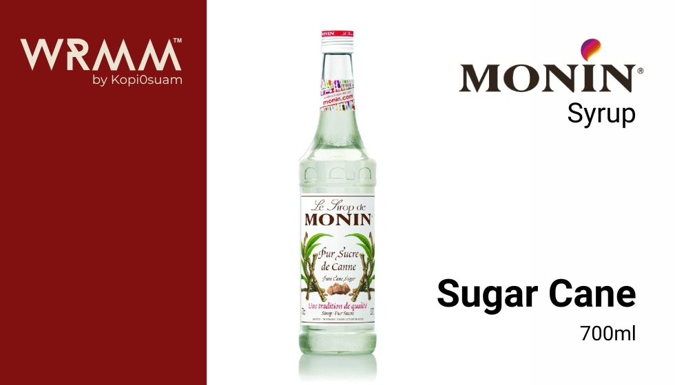 MONIN SYRUP PURE CANE SUGAR 700ML